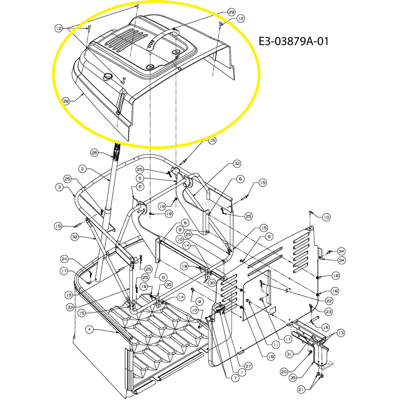 Mtd Lt105 Couvercle De Panier Wolf Garten Ambition Cub Cadet 731-06106 - Publicité Mtd Lt105 Couvercle De Panier Wolf Garten Ambition Cub Cadet 731-06106 - Publicité