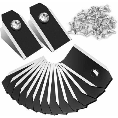 Melissa 30 Lames De Rechange En Carbone Pour Tous Modèles Husqvarna Automower/gardena/yardforce. Compatible Modèles 305, 308, 310, 315, 320, 420, Etc. Inclut Vis. Publicité Melissa 30 Lames De Rechange En Carbone Pour Tous Modèles Husqvarna Automower/gardena/yardforce. Compatible Modèles 305, 308, 310, 315, 320, 420, Etc. Inclut Vis. Publicité