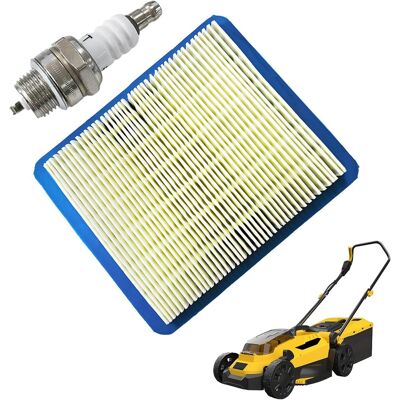 GRASSLIN 1 Kit Filtre À Air, Bougie D'Allumage, Moteur Briggs Stratton Quantum, Entretien Tondeuse À Gazon - Publicité GRASSLIN 1 Kit Filtre À Air, Bougie D'Allumage, Moteur Briggs Stratton Quantum, Entretien Tondeuse À Gazon - Publicité