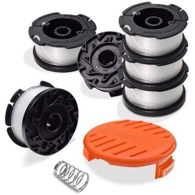 BRAST Bobine De Rechange Black+decker Pour Tondeuse À Gazon, Bobine ⌀1,65 Mm Quantité De Bobine : 30ft/9,144m 6+1+1 Set - Publicité BRAST Bobine De Rechange Black+decker Pour Tondeuse À Gazon, Bobine ⌀1,65 Mm Quantité De Bobine : 30ft/9,144m 6+1+1 Set - Publicité