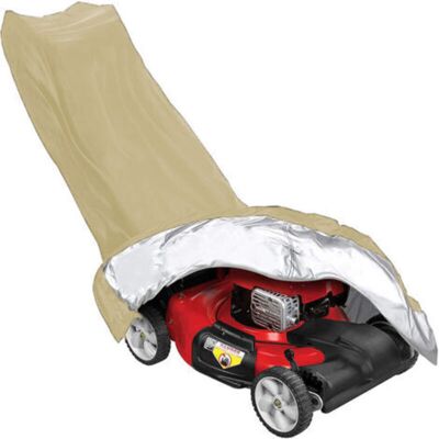 BRINSEA Housse De Tondeuse À Gazon En Polyester 210d, Imperméable Et Résistante À La Poussière, Avec Cordon De Serrage Et Sac De Rangement (317,8 X 193,2 X 111,8 Cm), Beige - Publicité BRINSEA Housse De Tondeuse À Gazon En Polyester 210d, Imperméable Et Résistante À La Poussière, Avec Cordon De Serrage Et Sac De Rangement (317,8 X 193,2 X 111,8 Cm), Beige - Publicité