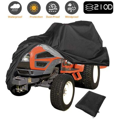 BRINSEA Housse De Protection Imperméable Pour Tondeuse À Gazon - Universelle 183 X 137 X 117 Cm - Noire - - Publicité BRINSEA Housse De Protection Imperméable Pour Tondeuse À Gazon - Universelle 183 X 137 X 117 Cm - Noire - - Publicité