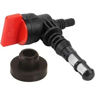 ACKERMAN Robinet Essence Compatible Avec Briggs Stratton 192980gs, 208961 On Off 90° Avec Joint Caoutchouc Tondeuse Tracteur - Publicité ACKERMAN Robinet Essence Compatible Avec Briggs Stratton 192980gs, 208961 On Off 90° Avec Joint Caoutchouc Tondeuse Tracteur - Publicité