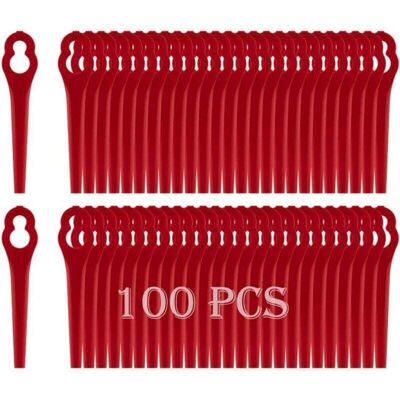 BRAST Lames Plastique Pour Tondeuses Einhell, Lot De 100 Pièces. Enroulées, Remplacement Facile Et Durable. Publicité BRAST Lames Plastique Pour Tondeuses Einhell, Lot De 100 Pièces. Enroulées, Remplacement Facile Et Durable. Publicité