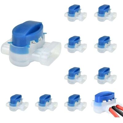 Scotch Lot De 10 Connecteurs De Câble En Plastique Pour Robot Tondeuse À Gazon Accessoires Jardin Extérieur - Publicité Scotch Lot De 10 Connecteurs De Câble En Plastique Pour Robot Tondeuse À Gazon Accessoires Jardin Extérieur - Publicité
