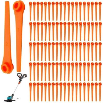 Scotch Lot De 100 Lames De Rechange Plastique Pour Tondeuse À Gazon 70 Mm Couleur Orange Compatible Gardena - Publicité Scotch Lot De 100 Lames De Rechange Plastique Pour Tondeuse À Gazon 70 Mm Couleur Orange Compatible Gardena - Publicité