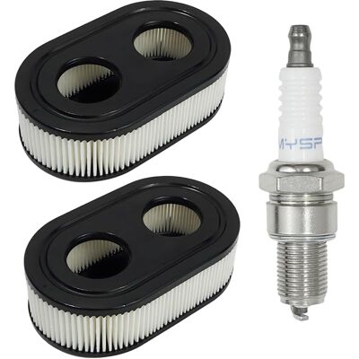 SANS MARQUE 2 Pièces Filtre À Air Et 1 Pièces Bougies D'Allumage Remplace Pour Briggs & Stratton Tondeuse 798339 798452 593260 093000er, Filtres Et Bougie De Tondeuses Détachées Rechange Gazon Haute Performance - Publicité SANS MARQUE 2 Pièces Filtre À Air Et 1 Pièces Bougies D'Allumage Remplace Pour Briggs & Stratton Tondeuse 798339 798452 593260 093000er, Filtres Et Bougie De Tondeuses Détachées Rechange Gazon Haute Performance - Publicité