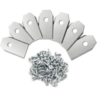 ACKERMAN Lames De Rechange Pour Tondeuse Robotisée 0,75 Mm (lot De 45) Pour Husqvarna, Gardena, Compatibles Avec La Tondeuse Robotisée Segway Navimow - Publicité ACKERMAN Lames De Rechange Pour Tondeuse Robotisée 0,75 Mm (lot De 45) Pour Husqvarna, Gardena, Compatibles Avec La Tondeuse Robotisée Segway Navimow - Publicité