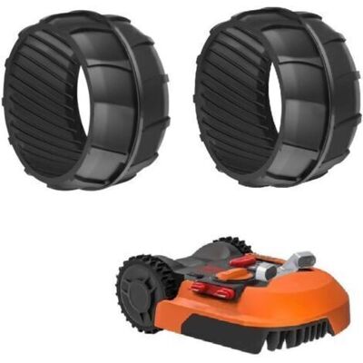 SCORPIO Protecteurs De Roue Pour Tondeuses À Gazon Robotisées Worx Landroid, Profil De Roue Avant, Réglable, Traction Améliorée, Compatible Avec Worx Landroid M500 M700 S300 M1000 Et Plus. 2 Articles - Publicité SCORPIO Protecteurs De Roue Pour Tondeuses À Gazon Robotisées Worx Landroid, Profil De Roue Avant, Réglable, Traction Améliorée, Compatible Avec Worx Landroid M500 M700 S300 M1000 Et Plus. 2 Articles - Publicité