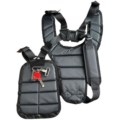 ACKERMAN Ceinture De Tondeuse Double, Harnais Réglable, Harnais De Tondeuse, Adapté Aux Accessoires Universels De Machines De Jardin De Tondeuse À Gazon - Publicité ACKERMAN Ceinture De Tondeuse Double, Harnais Réglable, Harnais De Tondeuse, Adapté Aux Accessoires Universels De Machines De Jardin De Tondeuse À Gazon - Publicité