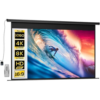 OEM Écran De Projection Motorisé 120 Pouces 16:9 4k Hd Télécommande 297x8x183 Cm - Publicité OEM Écran De Projection Motorisé 120 Pouces 16:9 4k Hd Télécommande 297x8x183 Cm - Publicité