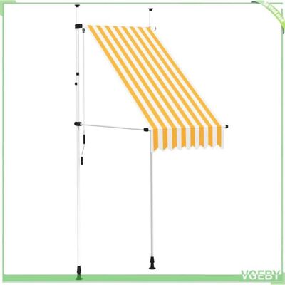 OEM Auvent Rétractable Manuel - Fafeicy - 145831 - 100 Cm - Rayures Orange Et Blanc - Projection 120 Cm - Publicité OEM Auvent Rétractable Manuel - Fafeicy - 145831 - 100 Cm - Rayures Orange Et Blanc - Projection 120 Cm - Publicité