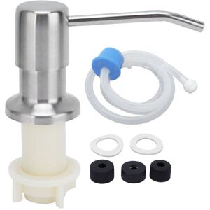 XISRENS Eosnow Kit De Tête De Pompe À Savon 304 Évier De Cuisine En Acier Inoxydable Distributeur De Liquide Intégré Avec Tube D'Extension - Publicité XISRENS Eosnow Kit De Tête De Pompe À Savon 304 Évier De Cuisine En Acier Inoxydable Distributeur De Liquide Intégré Avec Tube D'Extension - Publicité