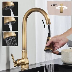 CONCEPT USINE Mitigeur De Cuisine Rétro Evier Rabattable Fenêtre En Laiton Acier Inox 304 Robinet , Cuisine Douchette Extractible 3 Fonctions - Publicité CONCEPT USINE Mitigeur De Cuisine Rétro Evier Rabattable Fenêtre En Laiton Acier Inox 304 Robinet , Cuisine Douchette Extractible 3 Fonctions - Publicité