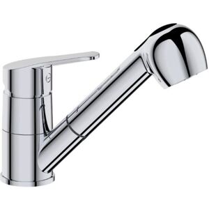 BB BUYBATH Mitigeur D'Évier Bec Bas Avec Douchette Extractible Chromée Ø40 Mm - Intemporel Tecom - Publicité BB BUYBATH Mitigeur D'Évier Bec Bas Avec Douchette Extractible Chromée Ø40 Mm - Intemporel Tecom - Publicité