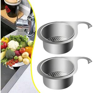SINBINTA Tamis Pour Évier, 2 Éviers En Acier Inoxydable En Forme De Cygne, Panier Filtrant Suspendu Au Robinet, Tamis Pour Évier Pour Filtrer Les Déchets De Cuisine Et Laver Les Légumes Et Les Fruits - Publicité SINBINTA Tamis Pour Évier, 2 Éviers En Acier Inoxydable En Forme De Cygne, Panier Filtrant Suspendu Au Robinet, Tamis Pour Évier Pour Filtrer Les Déchets De Cuisine Et Laver Les Légumes Et Les Fruits - Publicité