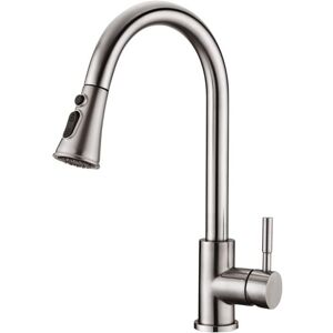 Ulisem Robinet De Cuisine Avec Douchette Extractible, Mitigeur De Cuisine En Acier Inoxydable, Robinet De Douchette De Cuisine Rotatif À 360°, Robinet D'Évier De Cuisine, 3 Modes De Réglage Du Débit D - Publicité Ulisem Robinet De Cuisine Avec Douchette Extractible, Mitigeur De Cuisine En Acier Inoxydable, Robinet De Douchette De Cuisine Rotatif À 360°, Robinet D'Évier De Cuisine, 3 Modes De Réglage Du Débit D - Publicité