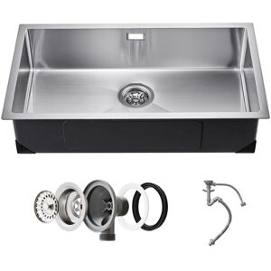 Vevor Evier De Cuisine, 76 Cm, Evier Sous Plan En Acier Inox 304, Evier A Encastrer Cuve Simple Avec Accessoires, Evier De Lave-vaisselle Menager Pour Camping-car, Cuisine De Preparation, Buanderie - Publicité Vevor Evier De Cuisine, 76 Cm, Evier Sous Plan En Acier Inox 304, Evier A Encastrer Cuve Simple Avec Accessoires, Evier De Lave-vaisselle Menager Pour Camping-car, Cuisine De Preparation, Buanderie - Publicité