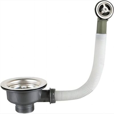 Zanussi Bonde D'Évier Avec Trop Plein Panier Inox 114 Mm 1½", Acier Inoxydable + Abs, Bonde + Panier - Publicité Zanussi Bonde D'Évier Avec Trop Plein Panier Inox 114 Mm 1½", Acier Inoxydable + Abs, Bonde + Panier - Publicité