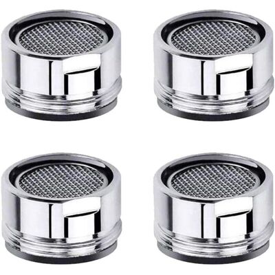 Vision Pièces De Rechange Pour Aérateur De Robinet D'Évier De Cuisine Avec Filetage En Laiton, Filtre Et Joint Pour Cuisine Et Salle De Bain - Lot De 4 - Publicité Vision Pièces De Rechange Pour Aérateur De Robinet D'Évier De Cuisine Avec Filetage En Laiton, Filtre Et Joint Pour Cuisine Et Salle De Bain - Lot De 4 - Publicité