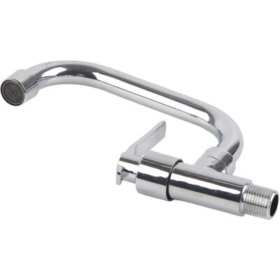 PELTOR Jeffergarden Robinet D'Évier Mural Simple G1/2 Po Pour Eau Froide, Idéal Pour La Cuisine Domestique. Publicité PELTOR Jeffergarden Robinet D'Évier Mural Simple G1/2 Po Pour Eau Froide, Idéal Pour La Cuisine Domestique. Publicité