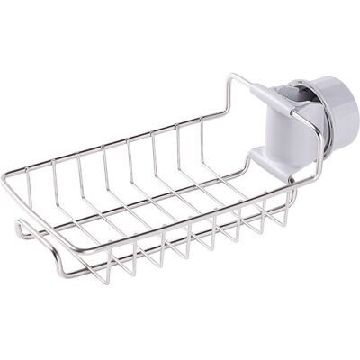AQUAFORGE Solution De Rangement Pour Évier, Égouttoir De Robinet, Grille Métallique Résistante À L'Humidité, Installation Facile, Réglable Pour S'Adapter À Tous Les Robinets, Pour La Cuisine Et La Salle De Bain - Publicité AQUAFORGE Solution De Rangement Pour Évier, Égouttoir De Robinet, Grille Métallique Résistante À L'Humidité, Installation Facile, Réglable Pour S'Adapter À Tous Les Robinets, Pour La Cuisine Et La Salle De Bain - Publicité