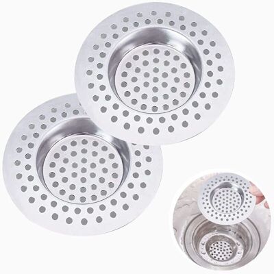 Melissa 2 Pcs Filtre Évier Cuisine, Évier Filtre De Vidange, Grille Evier Cuisine, Filtre À Évier En Acier Inoxydable, Pour Évier De Cuisine/salle De Bain Filtre Anti-obstruction - Publicité Melissa 2 Pcs Filtre Évier Cuisine, Évier Filtre De Vidange, Grille Evier Cuisine, Filtre À Évier En Acier Inoxydable, Pour Évier De Cuisine/salle De Bain Filtre Anti-obstruction - Publicité