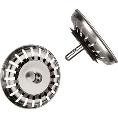 Scotch Filtre Évier Cuisine 80mm Universel En Acier Inoxydable 304 Avec Bouchon Et Crépine Anti Cheveux - Publicité Scotch Filtre Évier Cuisine 80mm Universel En Acier Inoxydable 304 Avec Bouchon Et Crépine Anti Cheveux - Publicité