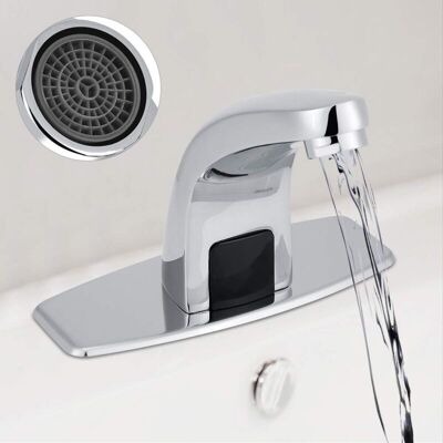 PELTOR Robinet Automatique, Robinet De Lavabo À Capteur, Robinet De Lavabo D'Évier Sans Contact À Infrarouge, Avec Contrôleur, Convient Pour La Maison, Le Restaurant, Le Centre Commercial, L'École - Publicité PELTOR Robinet Automatique, Robinet De Lavabo À Capteur, Robinet De Lavabo D'Évier Sans Contact À Infrarouge, Avec Contrôleur, Convient Pour La Maison, Le Restaurant, Le Centre Commercial, L'École - Publicité