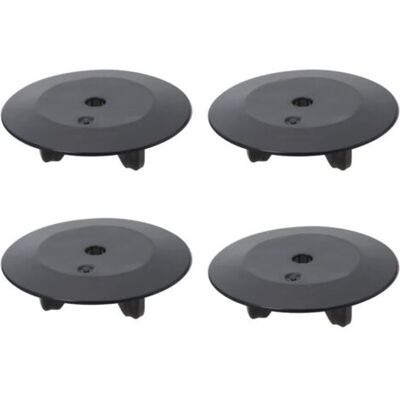 SCORPIO Lot De 4 Joints D'Étanchéité En Caoutchouc Pour Couvercle D'Évier Compatibles Avec Accessoires De Cuisine Noir 55 Mm - Publicité SCORPIO Lot De 4 Joints D'Étanchéité En Caoutchouc Pour Couvercle D'Évier Compatibles Avec Accessoires De Cuisine Noir 55 Mm - Publicité