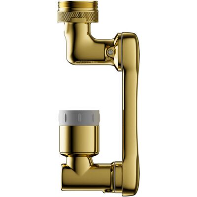 BRAST Ymyny Rallonge De Robinet, Aérateur Pivotant À 1080°, Bec Mélangeur Avec 2 Buses, Aérateur Universel Pour Robinets De Cuisine/salle De Bain (doré) - Publicité BRAST Ymyny Rallonge De Robinet, Aérateur Pivotant À 1080°, Bec Mélangeur Avec 2 Buses, Aérateur Universel Pour Robinets De Cuisine/salle De Bain (doré) - Publicité