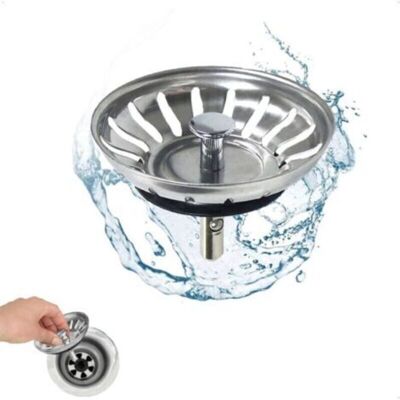 Vision Bonde De Vidange Universelle Pour Évier De Cuisine, Bouchon De Vidange De 80 Mm En Acier Inoxydable Avec Protection Anti-odeurs, Installation Facile Et Durable Pour Les Éviers - Publicité Vision Bonde De Vidange Universelle Pour Évier De Cuisine, Bouchon De Vidange De 80 Mm En Acier Inoxydable Avec Protection Anti-odeurs, Installation Facile Et Durable Pour Les Éviers - Publicité