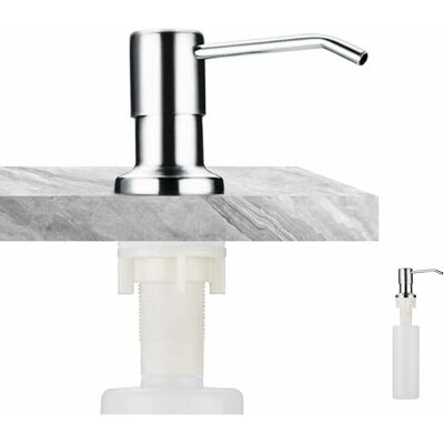 Melissa Distributeur De Savon,distributeur De Savon Encastrable, Distributeur Savon Evier Cuisine Acier Inoxydable, Distributeur Savon Integre Avec Bouteille 350ml, Recharge Du Haut - Publicité Melissa Distributeur De Savon,distributeur De Savon Encastrable, Distributeur Savon Evier Cuisine Acier Inoxydable, Distributeur Savon Integre Avec Bouteille 350ml, Recharge Du Haut - Publicité
