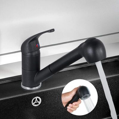 Melissa Robinet Cuisine Avec Douchette Extractible, 2 Modes De Jet Pulvérisateur, Robinetterie Mitigeur Cuisine Bec Bas, Rotatif À 90°, Equipé De Flexible Eau Chaude Et Froide, Cartouche En Céramique - Publicité Melissa Robinet Cuisine Avec Douchette Extractible, 2 Modes De Jet Pulvérisateur, Robinetterie Mitigeur Cuisine Bec Bas, Rotatif À 90°, Equipé De Flexible Eau Chaude Et Froide, Cartouche En Céramique - Publicité