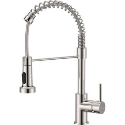 SANS MARQUE Robinet Cuisine, Mitigeur Cuisine Avec Douchette Pivotant À 360° D'Évier À Arc Élevé Pulvérisateur Escamotable 2 Modes, Acier Inoxydable - Publicité SANS MARQUE Robinet Cuisine, Mitigeur Cuisine Avec Douchette Pivotant À 360° D'Évier À Arc Élevé Pulvérisateur Escamotable 2 Modes, Acier Inoxydable - Publicité