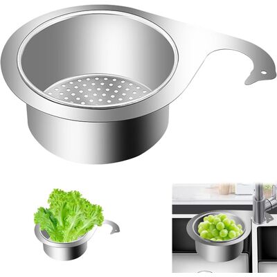 Generic Passoire Déchets Cuisine Acier Inoxydable, Panier Évier Suspendu Pour Robinet Mini, Filtre Forme Cygne Amovible Multifonctionnelle - Publicité Generic Passoire Déchets Cuisine Acier Inoxydable, Panier Évier Suspendu Pour Robinet Mini, Filtre Forme Cygne Amovible Multifonctionnelle - Publicité