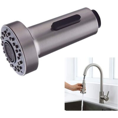 Melissa Douchette 2 Modes Tête Robinetd De Cuisine Douchette Remplacement, Douchettetête De Robinet Universelle G1/2,douchette Pour Rétractable Mitigeur Cuisine (nickel Brossé) - Publicité Melissa Douchette 2 Modes Tête Robinetd De Cuisine Douchette Remplacement, Douchettetête De Robinet Universelle G1/2,douchette Pour Rétractable Mitigeur Cuisine (nickel Brossé) - Publicité