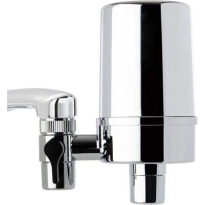 MOXIE Filtre À Eau De Robinet Pour Cuisine, Salle De Bain Ou Évier De Camping-car, Longue Durée De Vie De 500 Gallons, Finition Chromée - Publicité MOXIE Filtre À Eau De Robinet Pour Cuisine, Salle De Bain Ou Évier De Camping-car, Longue Durée De Vie De 500 Gallons, Finition Chromée - Publicité