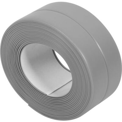 Zanussi Bande D'Étanchéité Adhésive Pour Salle De Bain Et Mur, Joint De Bord D'Évier Et Lavabo, Cuisine (gris 3, 38mm X 3.2m) - Publicité Zanussi Bande D'Étanchéité Adhésive Pour Salle De Bain Et Mur, Joint De Bord D'Évier Et Lavabo, Cuisine (gris 3, 38mm X 3.2m) - Publicité