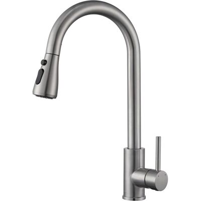 OEM Mitigeur De Cuisine Extractible Haute Pression – Robinet Évier Avec Douchette 3 Modes De Pulvérisation, Bec Pivotant 360°, En Acier Inoxydable 304 Brossé, Cartouche Céramique Haute Performance - Publicité OEM Mitigeur De Cuisine Extractible Haute Pression – Robinet Évier Avec Douchette 3 Modes De Pulvérisation, Bec Pivotant 360°, En Acier Inoxydable 304 Brossé, Cartouche Céramique Haute Performance - Publicité