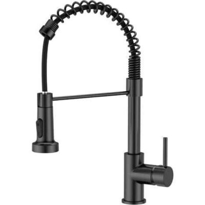 SANS MARQUE Robinet Cuisine Noir, Mitigeur Cuisine Avec Douchette Pivotant À 360° D'Évier À Arc Élevé Pulvérisateur Escamotable 2 Modes - Publicité SANS MARQUE Robinet Cuisine Noir, Mitigeur Cuisine Avec Douchette Pivotant À 360° D'Évier À Arc Élevé Pulvérisateur Escamotable 2 Modes - Publicité