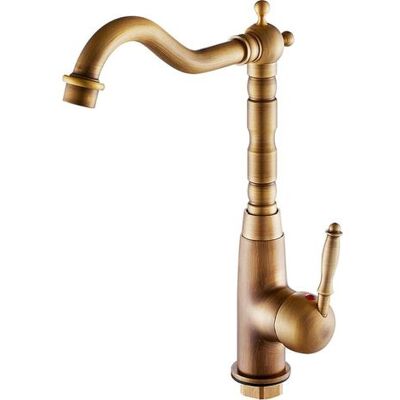 SANS MARQUE Robinet De Cuisine, Salle De Bain, Mitigeur Monocommande Évier En Laiton Classique Antique - Publicité SANS MARQUE Robinet De Cuisine, Salle De Bain, Mitigeur Monocommande Évier En Laiton Classique Antique - Publicité