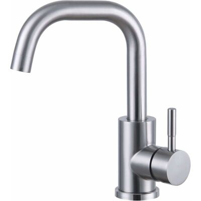 Vision Robinet De Salle De Bain, 360° Pivotant Robinet De Lavabo, Forme L Bec Haut Robinetterie De Lavabo, Montage Facile Robinetterie De Lavabo Pour Aucune Cuisine Salle De Bain, Brossé - Publicité Vision Robinet De Salle De Bain, 360° Pivotant Robinet De Lavabo, Forme L Bec Haut Robinetterie De Lavabo, Montage Facile Robinetterie De Lavabo Pour Aucune Cuisine Salle De Bain, Brossé - Publicité