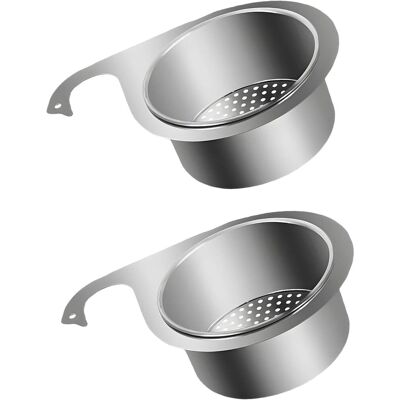 GRASSLIN 2 Panier Filtre Evier, Acier Inoxydable, Design Cygne, Suspension Angle, Cuisine Maison Restaurant - Publicité GRASSLIN 2 Panier Filtre Evier, Acier Inoxydable, Design Cygne, Suspension Angle, Cuisine Maison Restaurant - Publicité