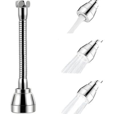 Vision Rallonge De Robinet Pivotante À 360°, Aérateur De Cuisine, Douchette D'Évier, Buse En Laiton, 3 Modes, Anti-éclaboussures, Adaptateur Flexible, Compatible Avec La Plupart Des Robinets - Publicité Vision Rallonge De Robinet Pivotante À 360°, Aérateur De Cuisine, Douchette D'Évier, Buse En Laiton, 3 Modes, Anti-éclaboussures, Adaptateur Flexible, Compatible Avec La Plupart Des Robinets - Publicité