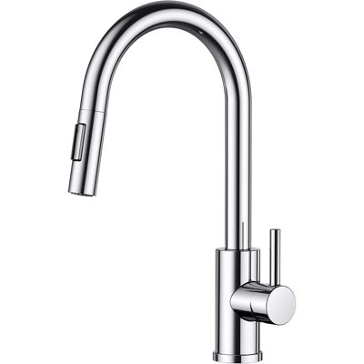 OEM Robinet Cuisine, Mitigeur Cuisine Douchette, Pivotant À 360° D'Évier À Arc Élevé Pulvérisateur Escamotable 2 Modes, Acier Inoxydable - Publicité OEM Robinet Cuisine, Mitigeur Cuisine Douchette, Pivotant À 360° D'Évier À Arc Élevé Pulvérisateur Escamotable 2 Modes, Acier Inoxydable - Publicité
