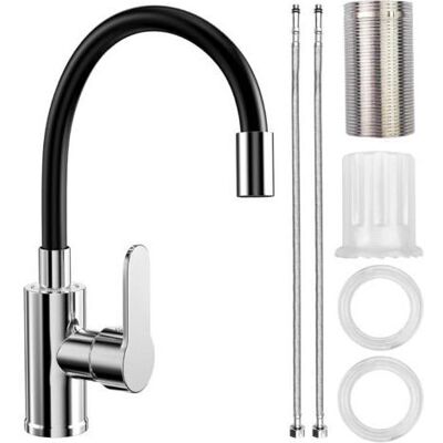 OEM Mitigeur Évier Avec Bec Flexible, Robinet Cuisine Noir, Cuisine Mitigeur Flexible Rotative À 360°, Robinet De Cuisine Flexible, Robinet Evier Cuisine Avec Perlator Economiseur D'Eau - Publicité OEM Mitigeur Évier Avec Bec Flexible, Robinet Cuisine Noir, Cuisine Mitigeur Flexible Rotative À 360°, Robinet De Cuisine Flexible, Robinet Evier Cuisine Avec Perlator Economiseur D'Eau - Publicité