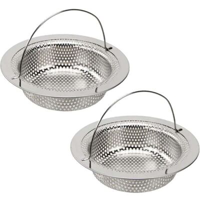 Zanussi 2 Filtre Evier Cuisine, Grille Evier Cuisine Avec Poignée De Transport, Acier Inoxydable Bonde Evier Cuisine, Protection Contre Le Blocage, Diamètre Extérieur 11cm, Diamètre Intérieur 8cm, Hauteur 2cm - Publicité Zanussi 2 Filtre Evier Cuisine, Grille Evier Cuisine Avec Poignée De Transport, Acier Inoxydable Bonde Evier Cuisine, Protection Contre Le Blocage, Diamètre Extérieur 11cm, Diamètre Intérieur 8cm, Hauteur 2cm - Publicité