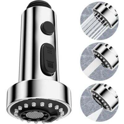 SCORPIO Hibbent 3 Modes Tête Robinet De Cuisine Remplacement, Douchette Pour Rétractable Mitigeur Cuisine Universel G1/2,robinet Cuisine Pivotant À 360°,douchette Evier Cuisine Remplacement Filetage Mâle - Publicité SCORPIO Hibbent 3 Modes Tête Robinet De Cuisine Remplacement, Douchette Pour Rétractable Mitigeur Cuisine Universel G1/2,robinet Cuisine Pivotant À 360°,douchette Evier Cuisine Remplacement Filetage Mâle - Publicité
