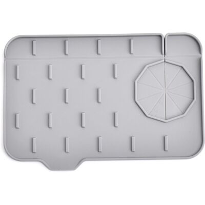 BRINSEA Tapis De Robinet En Silicone Poignée De Robinet De Cuisine Plateau D'Égouttement Double Face À L'Aide De Tapis De Robinet Tapis De Vidange D'Évier Garde-boue - Publicité BRINSEA Tapis De Robinet En Silicone Poignée De Robinet De Cuisine Plateau D'Égouttement Double Face À L'Aide De Tapis De Robinet Tapis De Vidange D'Évier Garde-boue - Publicité